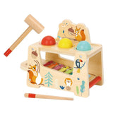 Tooky Toy Banco Pound &Tap de madera de enebro 22x13x21cm