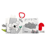 Libro suave de buho para bebé de 0 a 6 meses, juguete de aprendizaje temprano para bebe